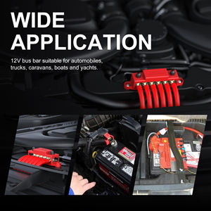 高品质12V 275A镍母线275A镀镍黄铜接线盒铜电池电源母线连接器 - Product Image 5