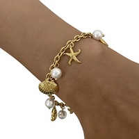 Bracelet pour femme, style Instagram, mode transfrontalière européenne et américaine, tout-aller, or 18 carats, imitation Swarovski 3D