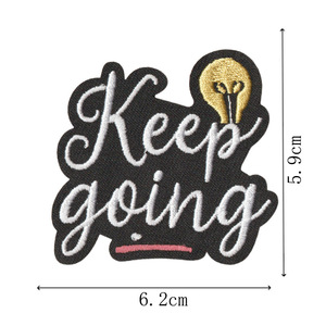 Parches Termoadhesivos Bordados con <span class=keywords><strong>Frases</strong></span> de Autocuidado y Motivación: ¡Haz lo que puedes! - Product Image 6