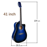 Fante Good Quality Musical Instrument Cheap 41 Inch Basswood Beginner Acoustic Guitar