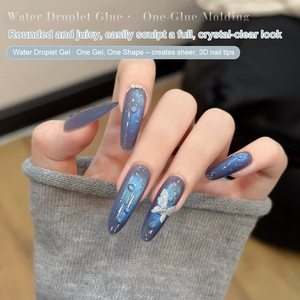 Missgooey - Capa Superior de <span class=keywords><strong>Gel</strong></span> Transparente con Gotas de Agua, Diseño de Uñas con Forma de Gota de Agua 3D, Suministros Profesionales para Uñas, Salón de Belleza - Product Image 3
