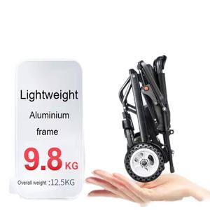 Silla de Ruedas Eléctrica Plegable de Aleación de Aluminio, Ligera, de 9.8 Kg, para Personas con Discapacidad y Adultos Mayores, Batería de 6/10/20AH - Product Image 1
