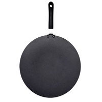 Wajan Crepe Pancake Aluminium Besar Anti Lengket, Wajan Pie Crepe Bulat Anti Lengket, Wajan Penggorengan Pipih