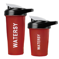 Bouteille de shaker de protéines en plastique pour le sport et la gym, personnalisable avec logo, pliable, de qualité supérieure, tendance et classique
