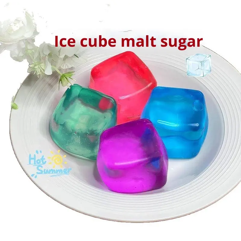 Large Ice Cube Maltose Squishy Stress Relief Toy Schylling Needoh EVA Boys Stress Ball Same As Rose Model without logo