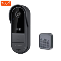Sonnette intelligente pour maison connectée TUYA, étanche, avec vision nocturne claire et audio bidirectionnel
