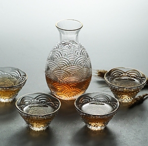 Kreatives Hammer muster mit Sake-Topf-Set Glas Weint opf Phnom Penh Baijiu Tasse Haushalt - Product Image 1