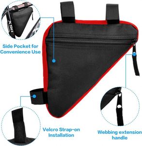 Échantillon gratuit – Sacoche de cadre triangulaire étanche pour vélo, sacoche de selle pour VTT et vélo de route, accessoires de cyclisme - Product Image 4