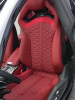 Accessoire intérieur de voiture, sièges sport, coussin personnalisé en cuir, siège de course sport pour Audi RS A4 A5 A6 A7 Q3 Q5L Q8