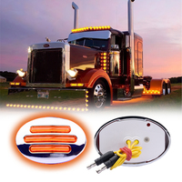 WTTG 10% Neuf 12V IP67 Étanche 3 Pouces 13 LED Accessoires de Camion Feux de Position Latéraux Décoratifs pour Camion Garantie 1 An