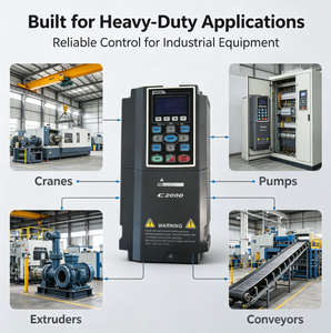 El Mejor Inversor VFD Delta C2000 Plus de 5.5kw CC a CA, Convertidor de Frecuencia Variable de 7.5kw Trifásico VFD450C43S-00 para la Industria - Product Image 5