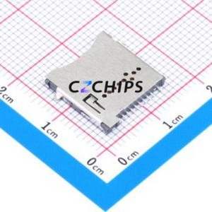 MR-1211-H175 SD Card / Memory Card Connector SMD Connector Self-Return Type MicroSD Card (TF Card) Card Holder 1.75mm - Product Image 1