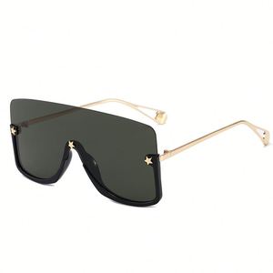 Suave cuadrado gafas de sol mujer marca diseñador montura gafas de sol de <span class=keywords><strong>moda</strong></span> femenina Rosie gafas de titanio de artículos de venta 2020 gafas de sol - Product Image 2