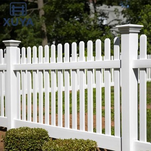 Dekorative PVC Streikposten Zaun Weiß Vinyl Kunststoff Outdoor Garten Panels Günstige Privatsphäre Zaun Fabrik Direkt Großhandels preis - Product Image 6