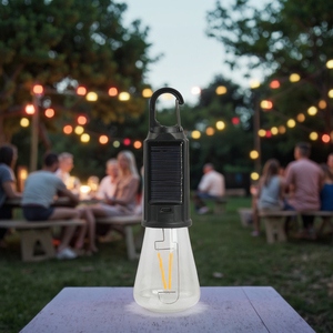 Lampada Solare da Campeggio GL-01T Portatile Guangli LED Stile Retrò Luce Bianca Calda Multifunzionale con Ricarica TYPE-C - Product Image 3