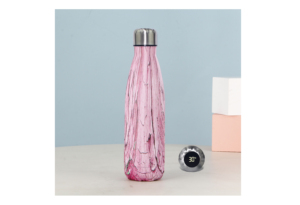 Bouteille de sport moderne en acier inoxydable à double paroi isolée sous vide avec affichage numérique de la température, anti-fuite, gobelet à boire pour la randonnée - Product Image 6