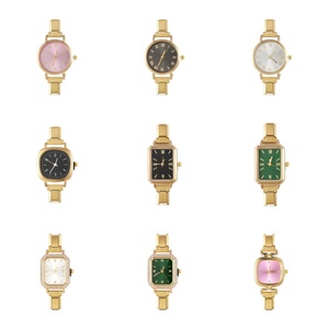 新しいファッションメンズレディースステンレススチールゴールデンラウンドシンプルな腕時計ブレスレットバングル友人妻誕生日プレゼントDIYジュエリーギフト - Product Image 1