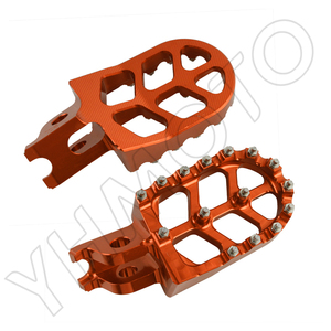 YHMOTO CNC Aluminum <b>FootRest</b> Foot Plate Rest Pegs Pedals Pedalen for Simson S51 S50 S53 MopedTuning - Product Image 3