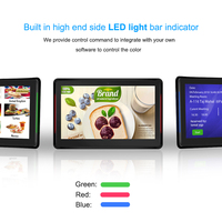 10.1 pouces PoE Power NFC Android Tablet Pc Moniteur tactile LCD intérieur avec support mural pour salles de réunion et aéroports Fournisseur OEM