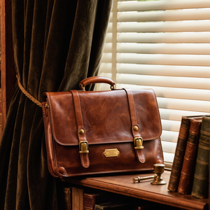 Manufacturer Waterproof Large Travel Messenger Bags Custom Lawyer Leather <strong>Briefcase</strong> Business Attache Case for Men - Product Image 5