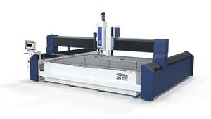 Machine de découpe à <span class=keywords><strong>jet</strong></span> d'eau CNC professionnelle HEAD pour pierre, verre, matériaux fragiles, plateforme inclinable, prix réduit - Product Image 2