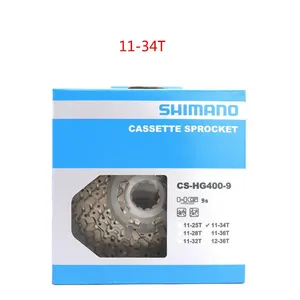 Casete para Bicicleta de Montaña SHIMANO <span class=keywords><strong>CS</strong></span> <span class=keywords><strong>HG400</strong></span> de <span class=keywords><strong>9</strong></span> Velocidades 11-32T 11-34T MTB 9v, Rueda Libre Original, Accesorios Originales - Product Image 3