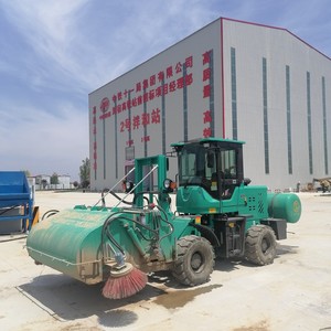 Road Sweeper Hydraulic Drive Material Collector <b>Engineering</b> Site Cleaning <b>Machine</b> With Brush For <b>Construction</b> And Road - Product Image 2