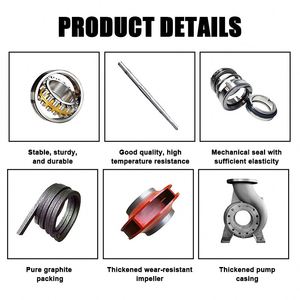 Pompe à eau centrifuge électrique CZME à haute pression, en fonte, horizontale, à aspiration axiale pour l'irrigation agricole - Product Image 5