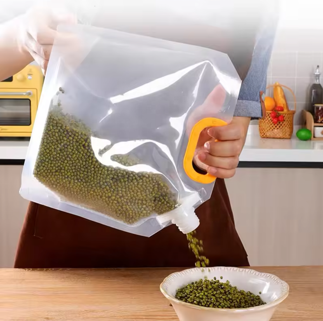Stand up Pouch Spout 1.5 Liter Eco-Friendly Recyclable Large Capacity PE Resealable Portable Outdoor Beverage Packaging Accept