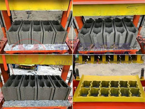 Máquina de moldeo de bloques Máquina de fabricación de ladrillos de cemento <span class=keywords><strong>Precio</strong></span> Precios de bloques de hormigón - Product Image 2