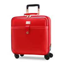 Bagages de voyage d'affaires noirs Mallette en fibre de carbone Transport Valise en cuir Bagages Ordinateur