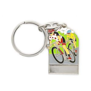 Custom Hard Enamel Keychain Metal Keychain Design Basketball Keyring - Product Image 3