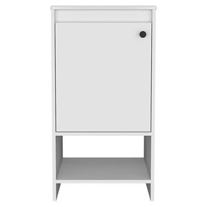 Meuble-lavabo autoportant blanc à 1 étagère Westbury pour salle de bain - Product Image 4