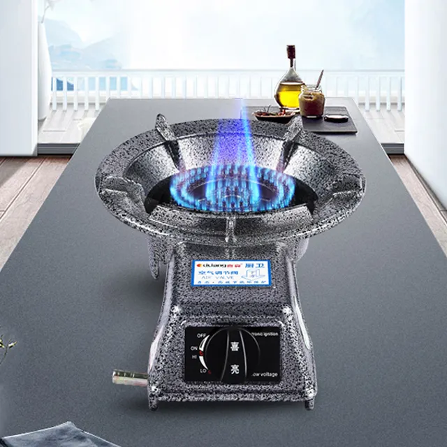Cast iron burner gas stove for steel gas cooker commercial durable strong firepower gas cooktop for cooking