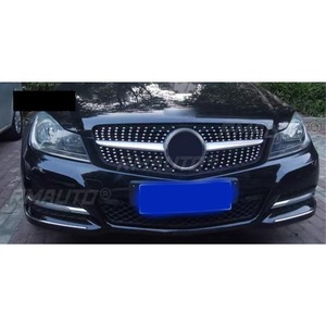 ชุดแต่งกระจังหน้ารถยนต์ สำหรับ Mercedes Benz C-Class W204 ปี 2009-2014  ชุดแต่งกันชนหน้า  แถบตกแต่งกระจังหน้า  สำหรับรถแข่ง - Product Image 3