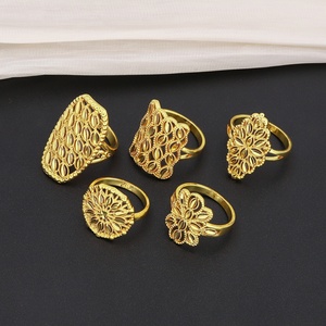 Anillo de Hombre Chapado en Oro de 24K con Nuevo Diseño Jxx, Anillo de Boda de Oro para Mujer - Product Image 3