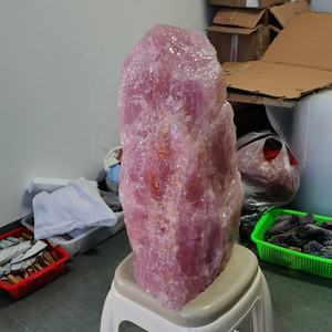 Su Larga Scala Feng Shui Naturale Quarzo Rosa Guarigione Di Cristallo <span class=keywords><strong>Pietre</strong></span> Raw Ruvido - Product Image 4