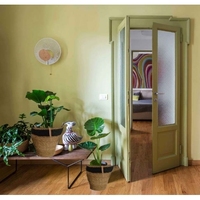 Ensemble de 4 paniers de rangement en corde tressée écologiques de luxe, gris foncé, pot de fleurs, haute qualité, utilisation intérieure, fabriqué en Italie SC FK-3BF0-VHY4