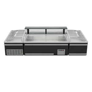 Congelador Comercial Combinado Tipo Isla, Gran Capacidad, Sin Escarcha, <span class=keywords><strong>Horizontal</strong></span>, para Exhibición en Supermercados - Product Image 4