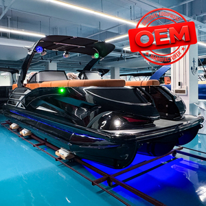 Kinlife <span class=keywords><strong>Barca</strong></span> Pontone di Lusso in Alluminio Serie Sportiva con Motore e LED per Feste in Acqua in Famiglia a Prezzo all'Ingrosso - Product Image 1