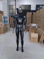 Maniquí de Plástico de Cuerpo Completo Masculino, Electrochapado en Oro Rosa, con Base, para Exhibición en Tiendas de Ropa Masculina, Cuerpo Humano Realista