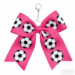 Fiocco da tifo per <span class=keywords><strong>calcio</strong></span> da ragazza, fiocco da tifo boutique per borsa, portachiavi decorativo per borsa - Product Image 1