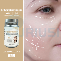 Capsules de L-ergothionéine, poudre concentrée de tomate blanche, améliore le métabolisme, le collagène, le blanchiment et les antioxydants, capsules de PQQ