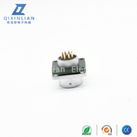 Connecteur industriel WS16 2 3 4 5 6 7 9 broches à bride carrée, prise d'aviation circulaire WS20J