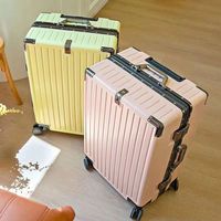 Dernier cri Bagages en aluminium et à fermeture éclair Sac de voyage 3 pièces ABS PC Trolley Case le vêtement de sport convertible Ensemble de bagages