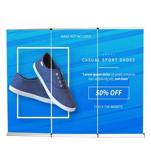 Nhà Sản Xuất Bán Buôn Có Thể Thu Vào Roll-up Quảng Cáo <span class=keywords><strong>Flex</strong></span> Biểu Ngữ Đứng Xách Tay Khung Nhôm - Product Image 2