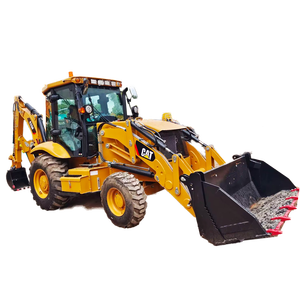 รถตักล้อยางมือสอง Caterpillar 420F/420 ได้รับการรับรองมาตรฐาน CE พร้อมมอเตอร์ปั๊มลูกปืน รับน้ำหนักได้ 7 ตัน เครื่องยนต์ดีเซล Cummins - Product Image 1