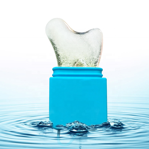 Molde masajeador con logotipo personalizado OEM, cubo criogénico de contorno, rodillo de hielo de silicona antihinchazón para masaje facial, cuidado de la piel, globos de hielo faciales - Product Image 6