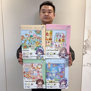 ลูกปัดพิกเซล ของเล่นทำมือ DIY สำหรับสถาบันการศึกษา คลาสเรียนเต้นรำ ร้านเกมส์ <span class=keywords><strong>แลก</strong></span>คะแนนรางวัล ตู้คีบตุ๊กตา 14 สี - Product Image 4