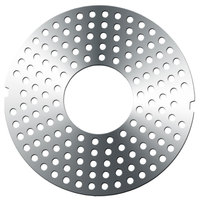 Disque perforé rond d'insertion de drain de plancher de crépine de drain de feuille perforée d'acier inoxydable